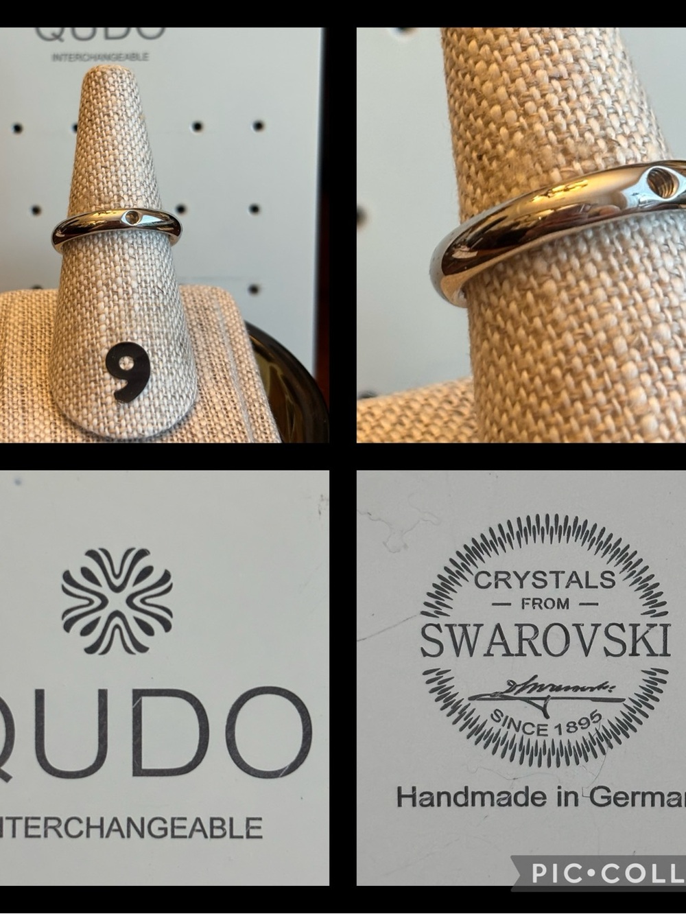 QUDO Interchangeable Ring Silver 9